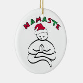 Namaste Kerstkerstboeddha Ornament (Rechts)