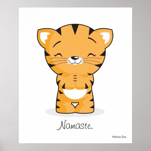 Namaste Kitten Poster (Voorkant)