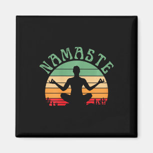 Namaste Konijn Met Mandala Grappige Yoga Meditatie Magneet