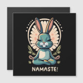 namaste konijn yoga konijn meditatie (Voorkant / Achterkant)