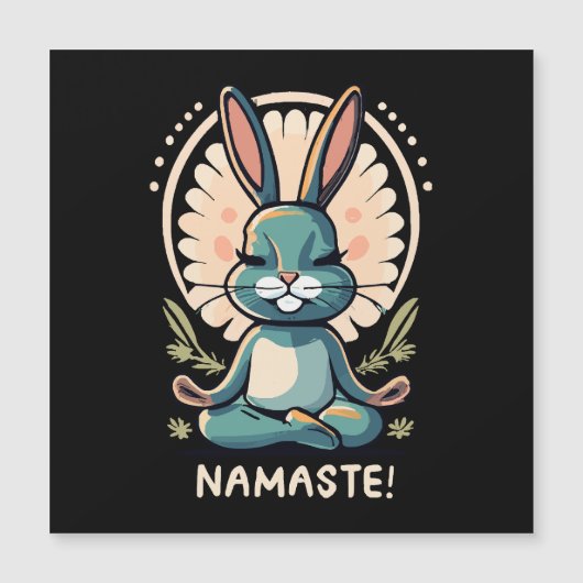 namaste konijn yoga konijn meditatie (Voorkant)