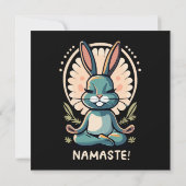 namaste konijn yoga konijn meditatie (Achterkant)