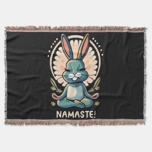 namaste konijn yoga konijn meditatie deken