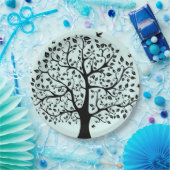 Namaste levensboom papieren bordje (Feest)