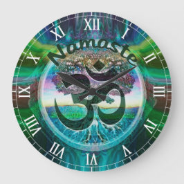 Namaste levensboom ronde klok