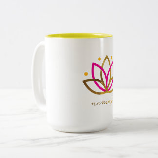 Namaste logo 15 oz Two-Tone Mok