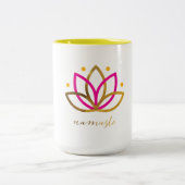 Namaste logo 15 oz Two-Tone Mok (Center)