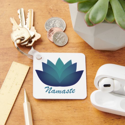 Namaste Lotus Bloem Sleutelhanger (Bureau)