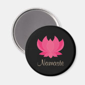 Namaste Lotus bloem yoga magneet (Voorkant / Achterkant)