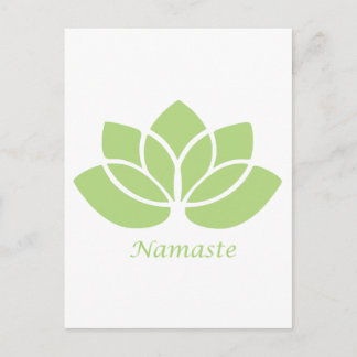 Namaste Lotus Briefkaart