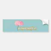 Namaste Lotus Bumpersticker (Voorkant)