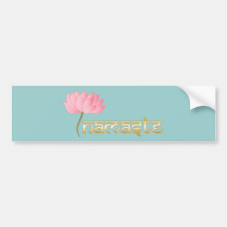 Namaste Lotus Bumpersticker