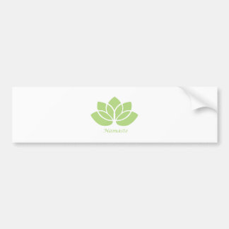 Namaste Lotus Bumpersticker