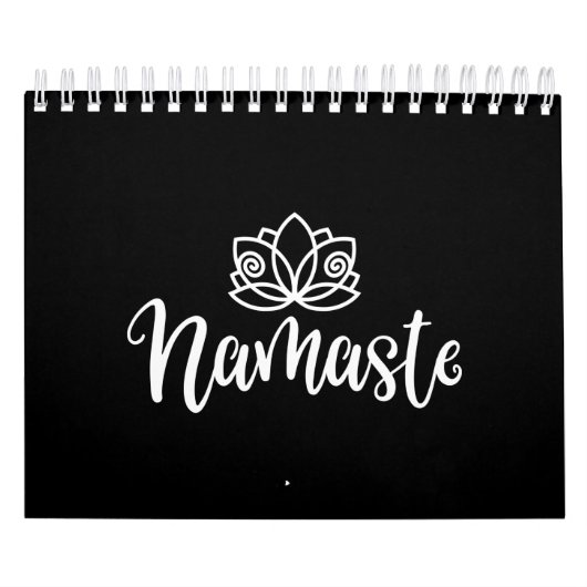 Namaste Lotus Design for Yoga Lovers Kalender (Hoes)