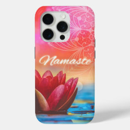Namaste Lotus en Mandala iPhone 15 Pro Case