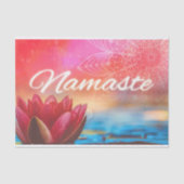 Namaste Lotus en Mandala Tissuepapier (Voorkant)