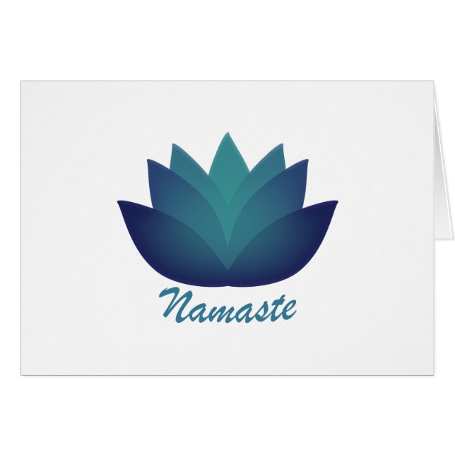 Namaste Lotus Flower (Voorkant Horizontaal)