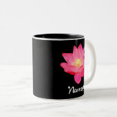 Namaste Lotus Flower Design-cadeaus Tweekleurige Koffiemok (Voorkant rechts)