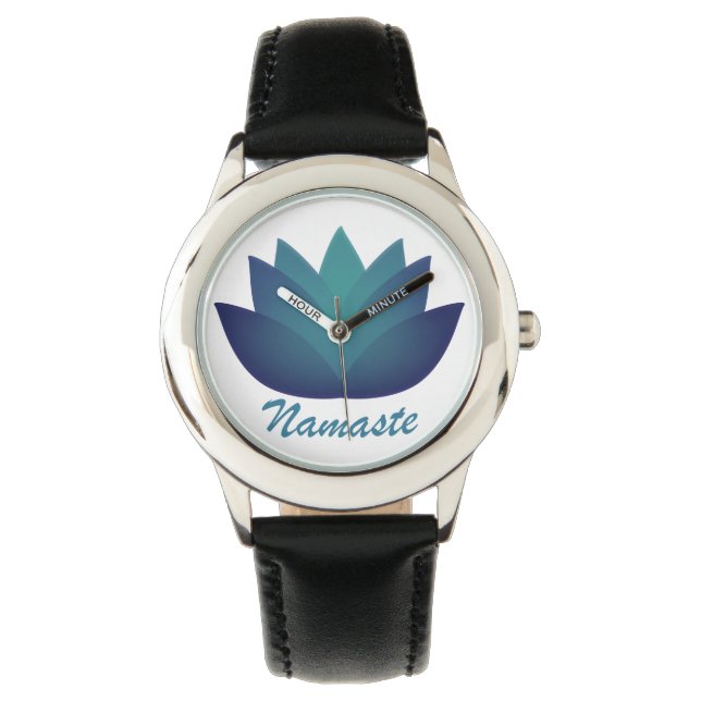 Namaste Lotus Flower Horloge (Voorkant)