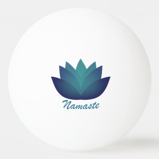 Namaste Lotus Flower Pingpongbal (Achterkant)