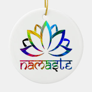 Namaste, Lotus Flower, Spiritueel, Ornament