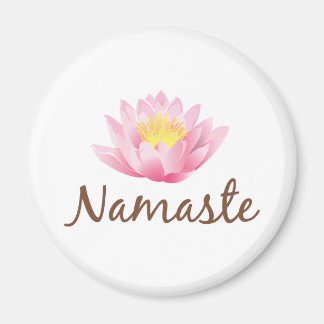 Namaste Lotus Flower Yoga Magneet