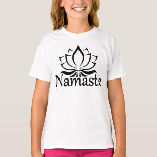 Namaste Lotus Flower Yoga Meditation Buddhist T-shirt