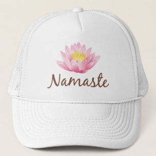 Namaste Lotus Flower Yoga Trucker Pet