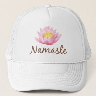 Namaste Lotus Flower Yoga Trucker Pet