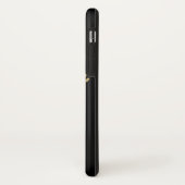 *~* Namaste Lotus Gold Glitter Zen Black Girly Case-Mate iPhone Case (Achterkant/links)