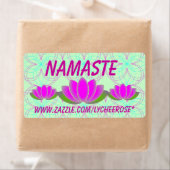 Namaste lotus labels (Insitu)