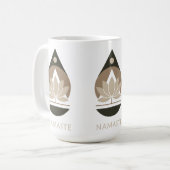 Namaste Lotus Mok – Mindful Yoga Cadeau (Voorkant links)