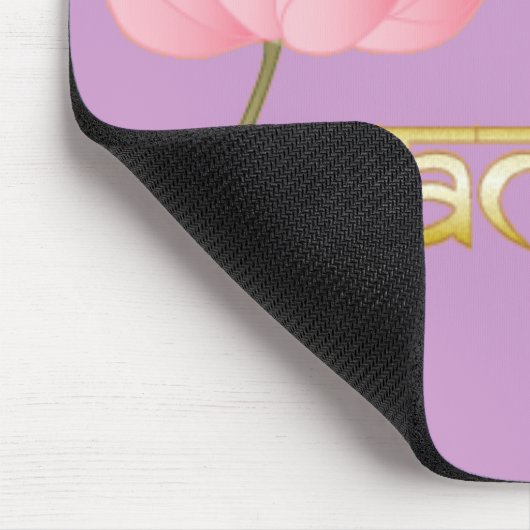 Namaste Lotus Mousepad Muismat (Hoek)