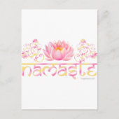 Namaste lotus new briefkaart (Voorkant)