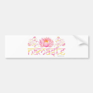 Namaste lotus new bumpersticker
