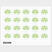Namaste Lotus Ronde Sticker (Vel)