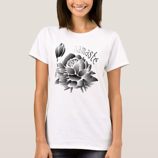 Namaste Lotus T-shirt (Voorkant)