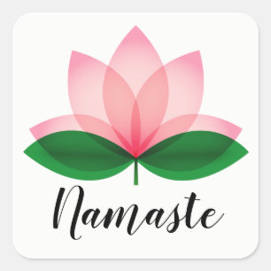 Namaste Lotusbloem Sticker