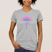 Namaste lotusbloem t-shirt (Voorkant)