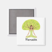 Namaste- Magneet (Voorkant / Achterkant)