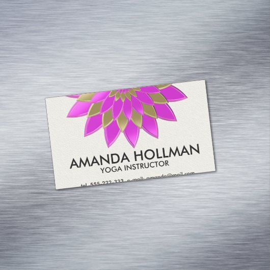 Namaste Magnetisch Visitekaartje (Voorbeeld)