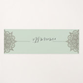 Namaste Mandala Blue Green Yoga Mat (Voorkant (horizontaal))