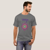 Namaste Mandala Boho Design T-shirt (Voorkant volledig)