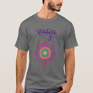 Namaste Mandala Boho Design T-shirt