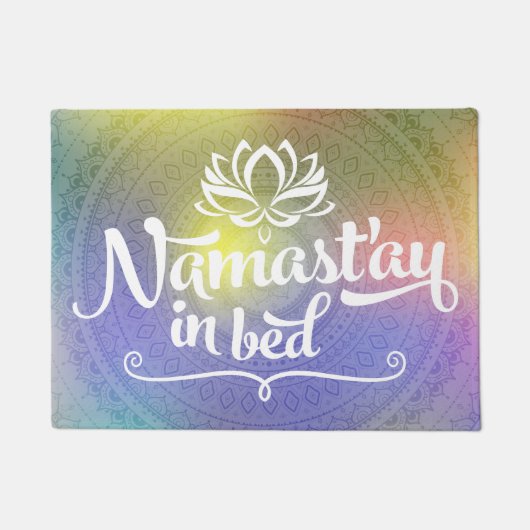 Namaste Mandala Funny Quote Dep Deurmat (Voorkant)