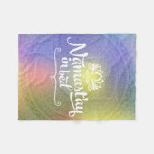 Namaste Mandala Funny Quote Fleece Blanket Deken (Voorkant (Horizontaal))