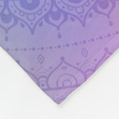 Namaste Mandala Funny Quote Fleece Blanket Deken (Hoek)
