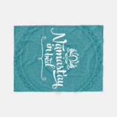 Namaste Mandala Funny Quote Fleece Blanket Deken (Voorkant (Horizontaal))