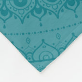 Namaste Mandala Funny Quote Fleece Blanket Deken (Hoek)