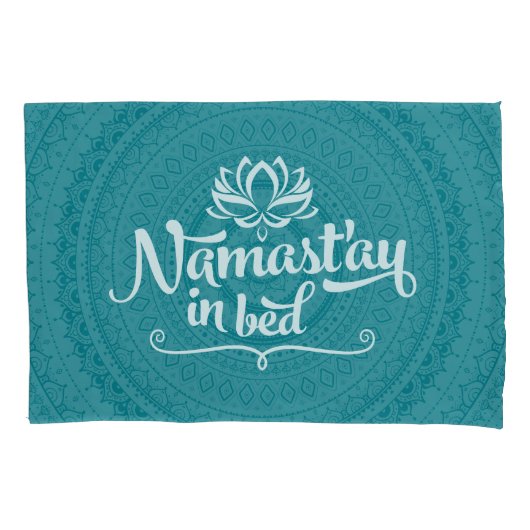 Namaste Mandala Funny Quote Kussensloop (Voorkant)